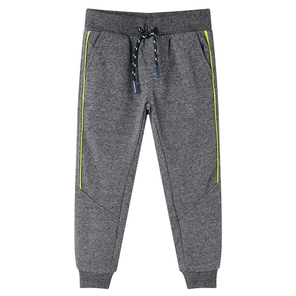 Vidaxl pantalon de jogging pour enfants 128 gris mixte