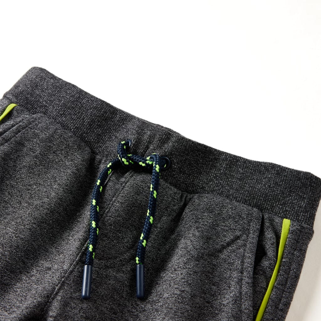 Vidaxl pantalon de jogging pour enfants 128 gris mixte
