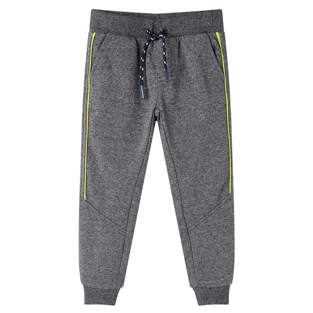 Vidaxl pantalon de jogging pour enfants 140 gris mixte