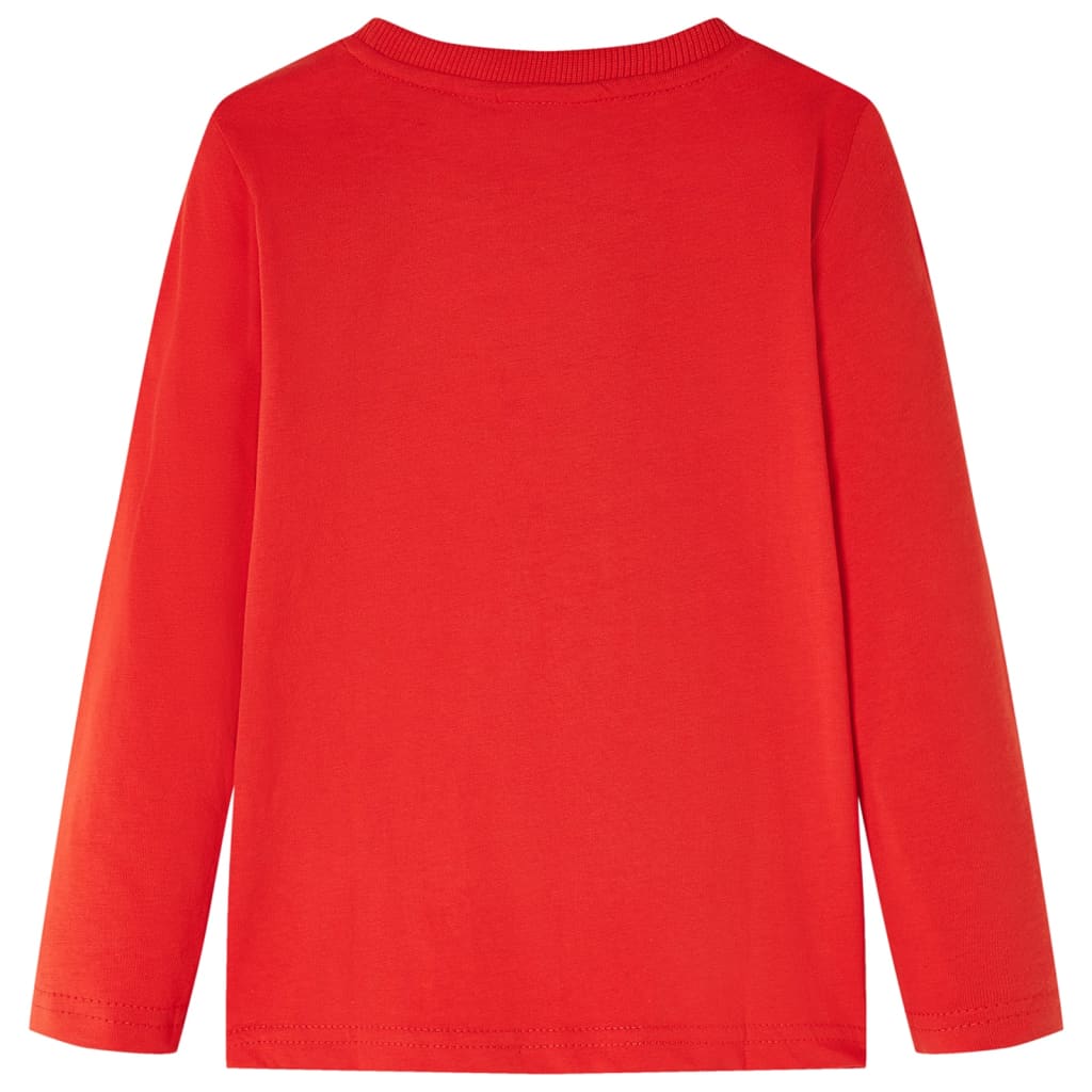 Vidaxl Children's Shirt à manches longues 92 rouge