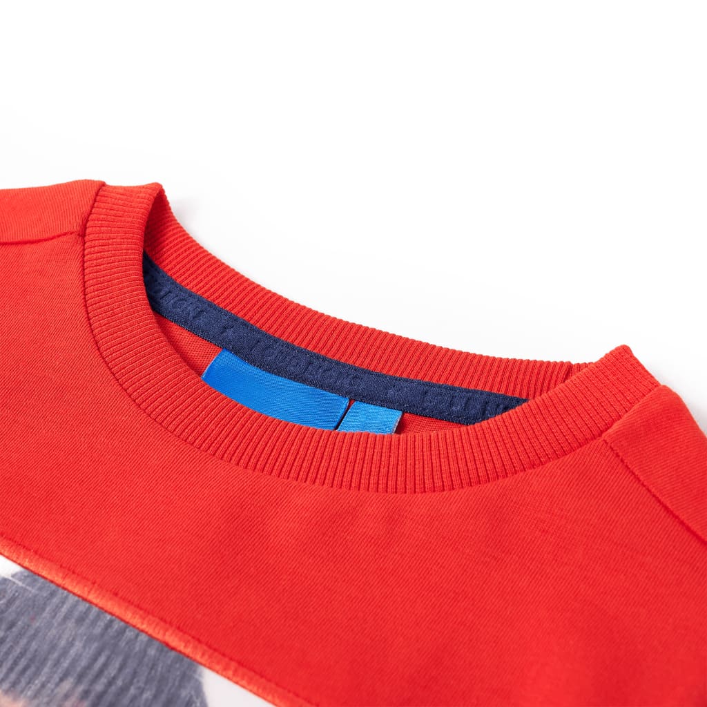 Vidaxl Child's Shirt à manches longues 104 rouge