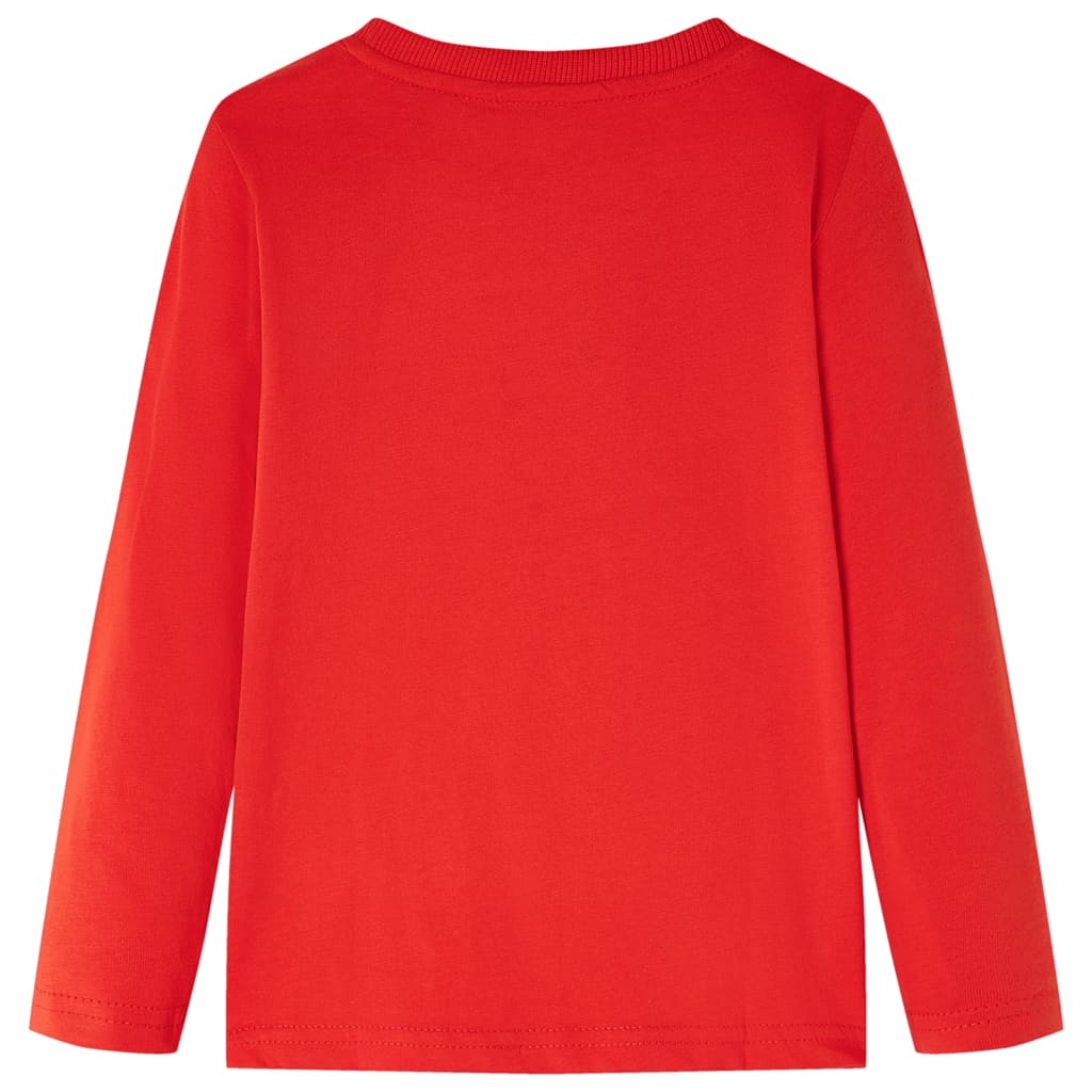 Vidaxl Child's Shirt à manches longues 116 rouge