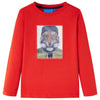 Vidaxl Children's Shirt à manches longues 128 rouge