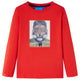 Vidaxl Children's Shirt à manches longues 128 rouge