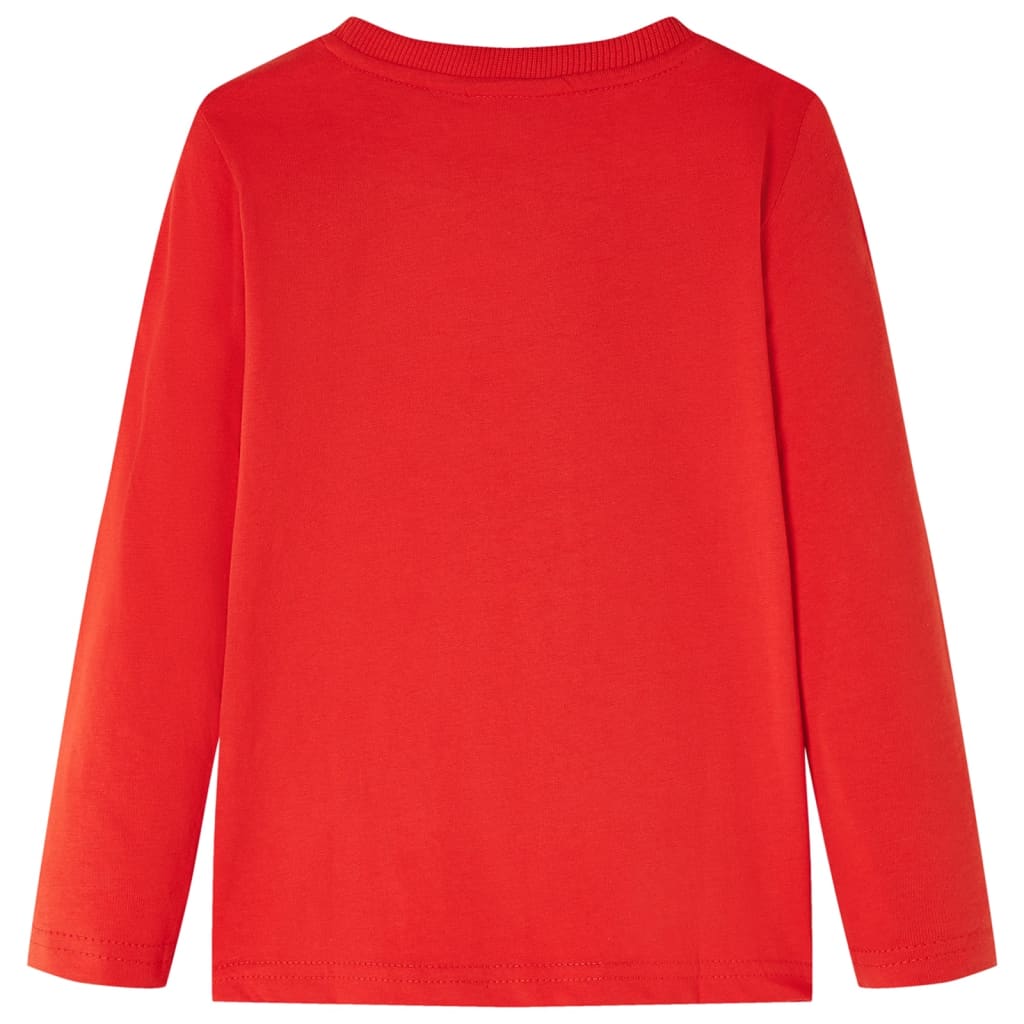 Vidaxl Child's Shirt à manches longues 140 rouge