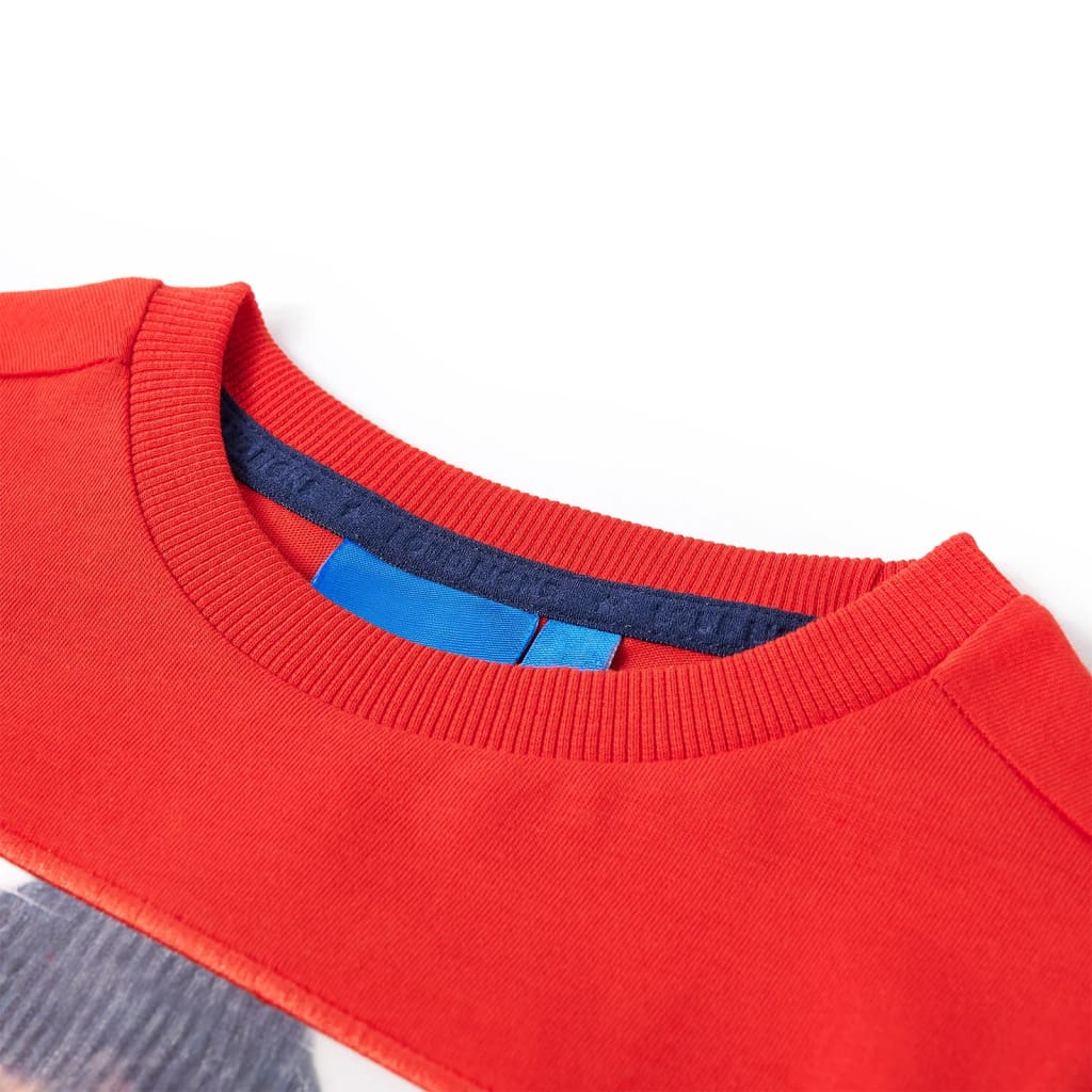 Vidaxl Child's Shirt à manches longues 140 rouge