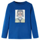 Vidaxl Child's Shirt à manches longues 140 bleu foncé