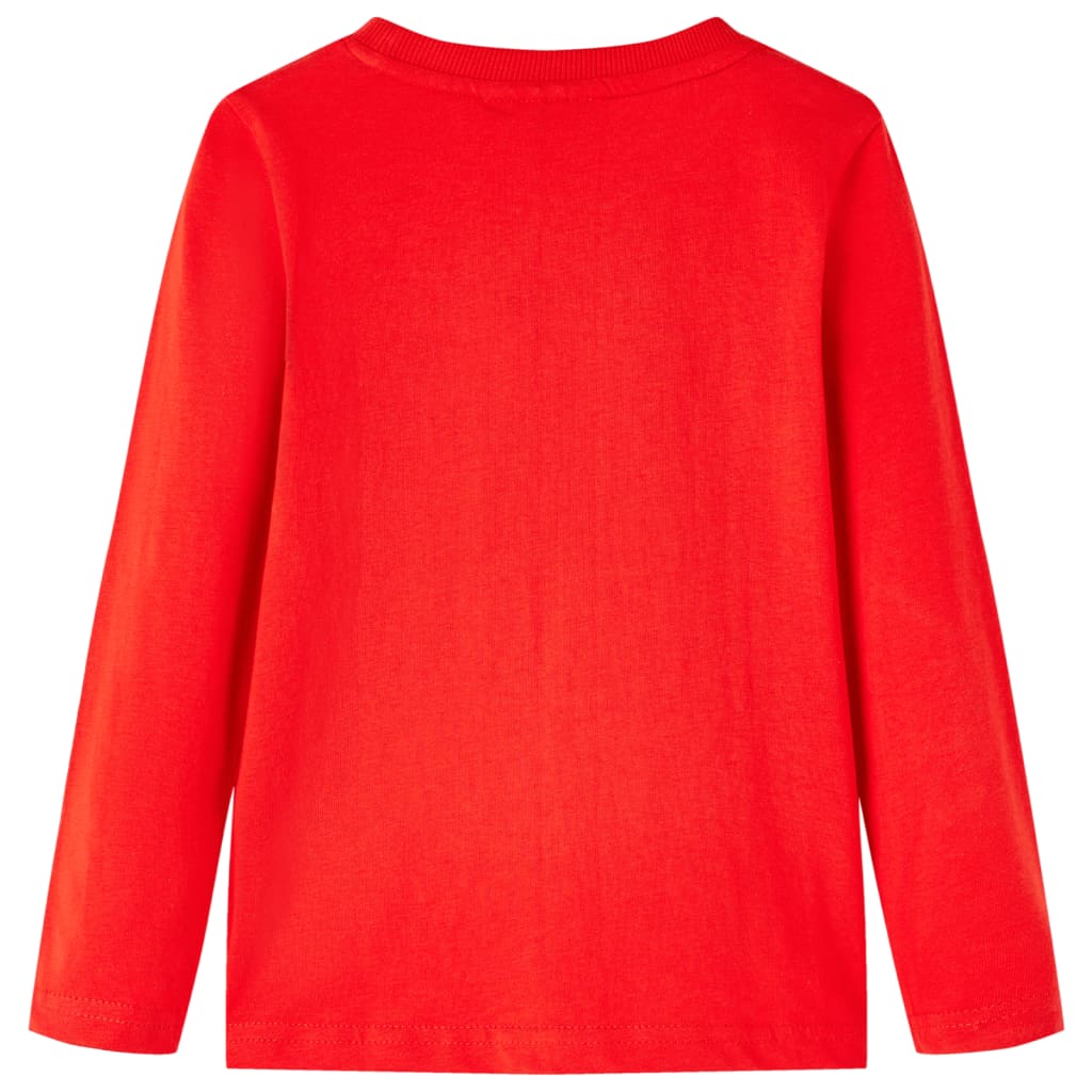 Vidaxl Children's Shirt à manches longues 92 rouge