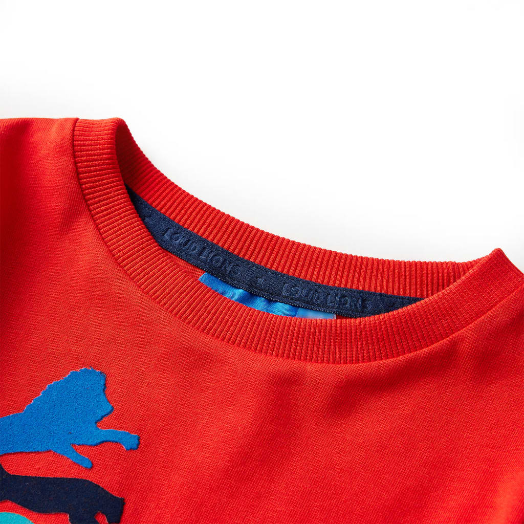 Vidaxl Children's Shirt à manches longues 92 rouge