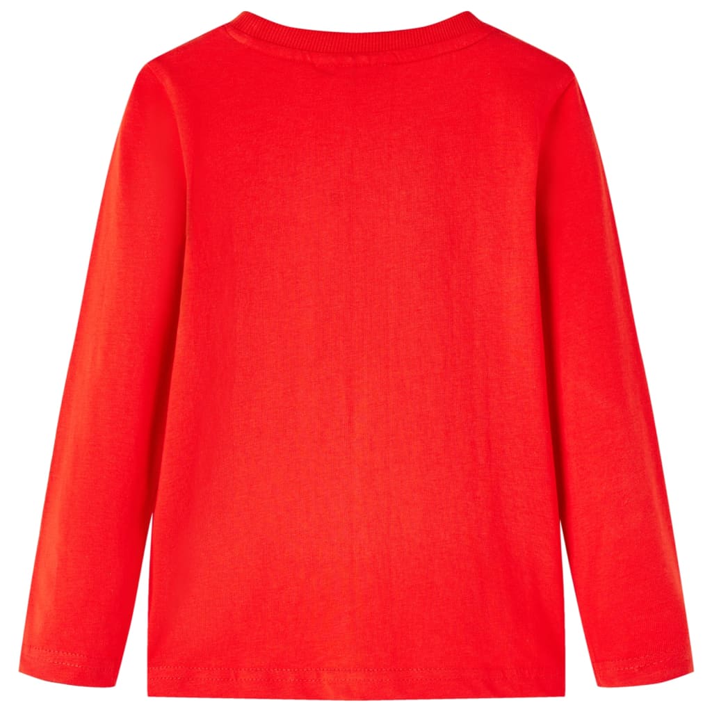 Vidaxl Child's Shirt à manches longues 104 rouge