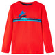 Vidaxl Child's Shirt à manches longues 116 rouge