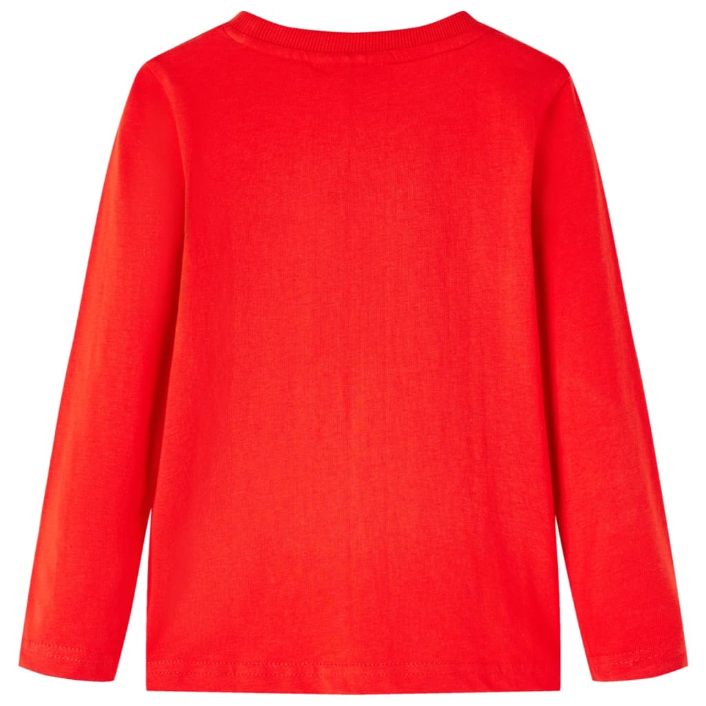 Vidaxl Child's Shirt à manches longues 116 rouge