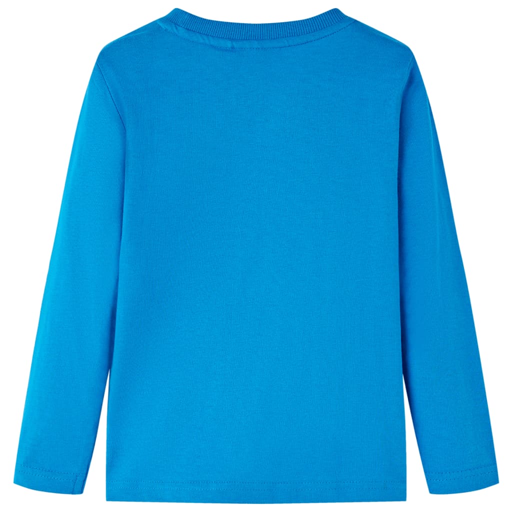 Vidaxl Child's Shirt à manches longues 92 Cobalt Blue