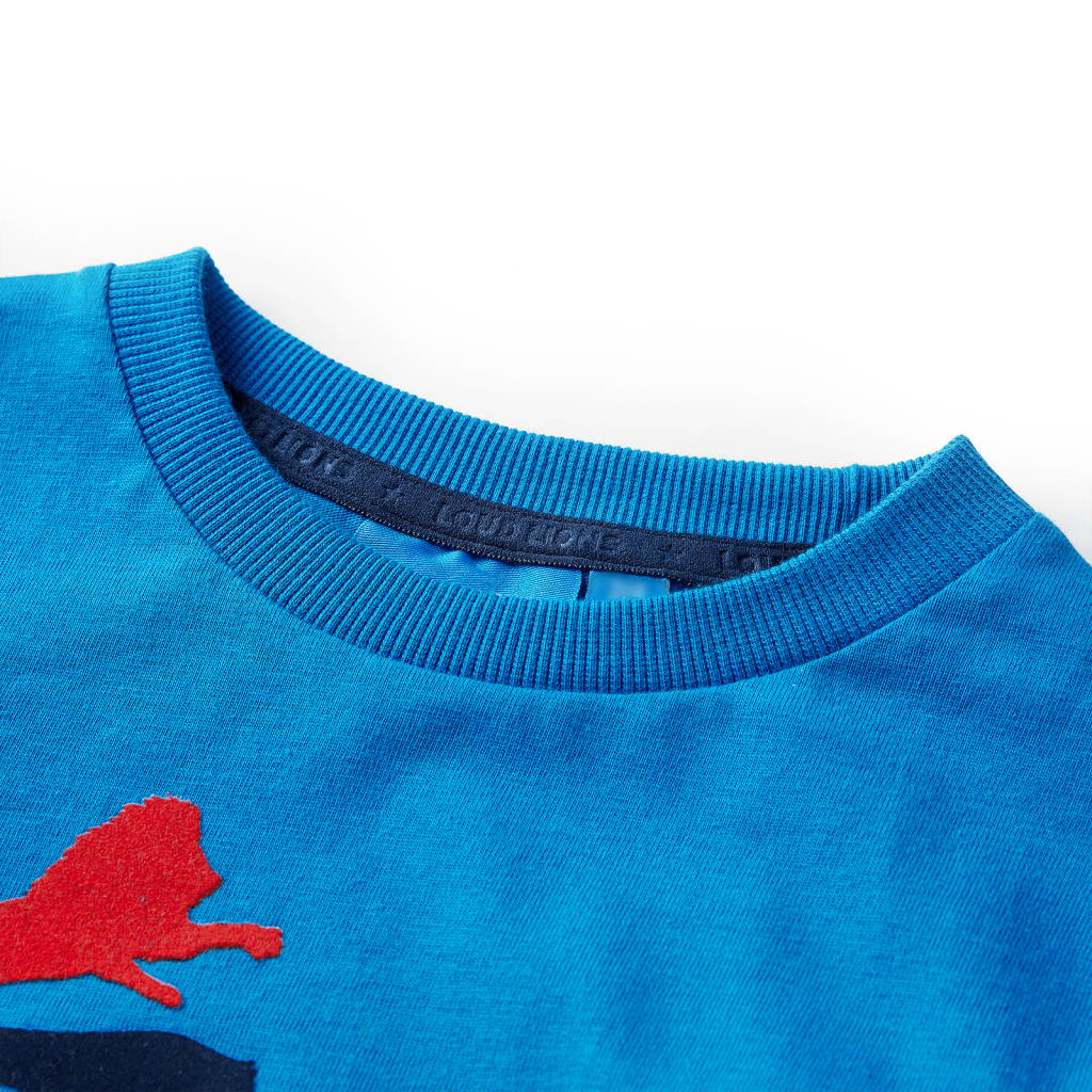 Vidaxl Child's Shirt à manches longues 92 Cobalt Blue