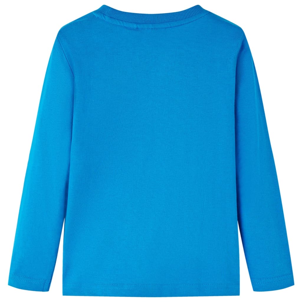 Vidaxl Child's Shirt à manches longues 104 Cobalt Bleu