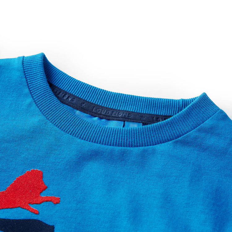 Vidaxl Child's Shirt à manches longues 116 Cobalt Blue