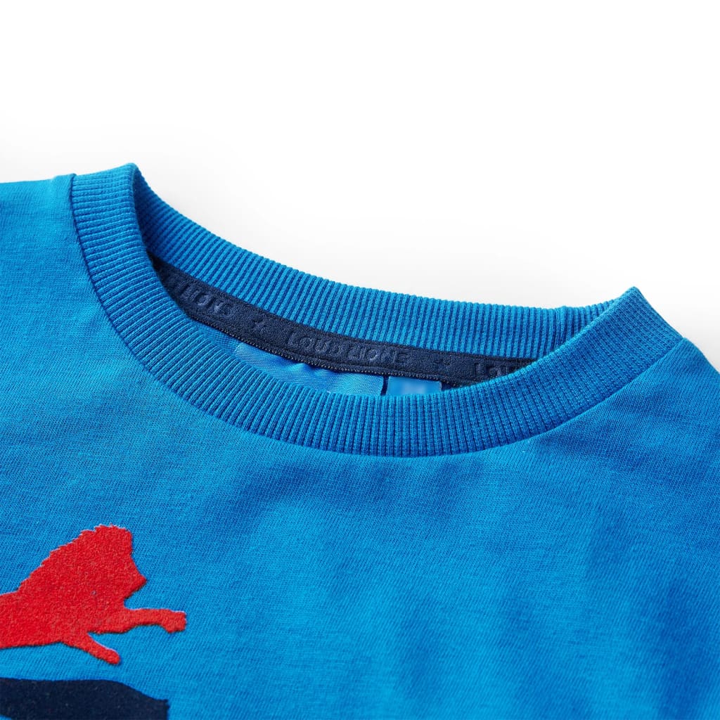 Vidaxl Child's Shirt à manches longues 128 Cobalt Bleu