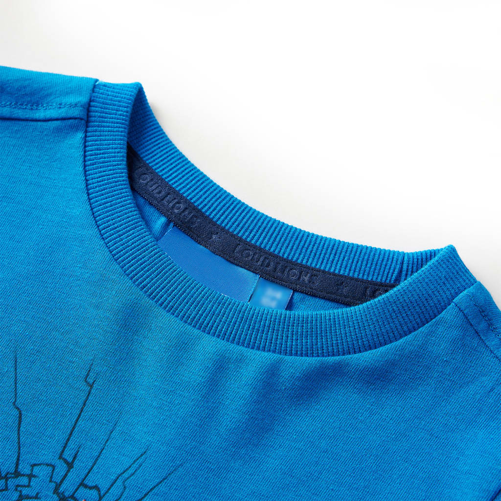 Vidaxl Child's Shirt à manches longues 128 Cobalt Bleu