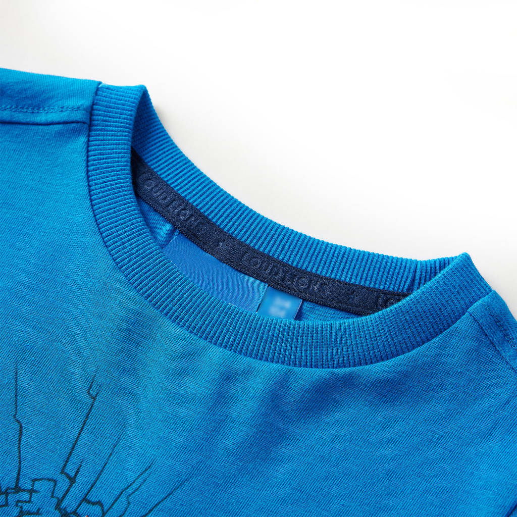 Vidaxl Child's Shirt à manches longues 140 COBALT BLUE