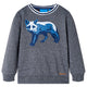 Pull pour enfants Vidaxl 116 Bleu marine mixte