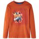 Vidaxl Children's Shirt à manches longues 104 légèrement rouille -colored