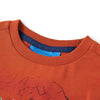Vidaxl Child's Shirt à manches longues 116 Rust Light -Colored