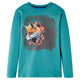 Vidaxl Child's Shirt à manches longues 116 bleu de mer foncée