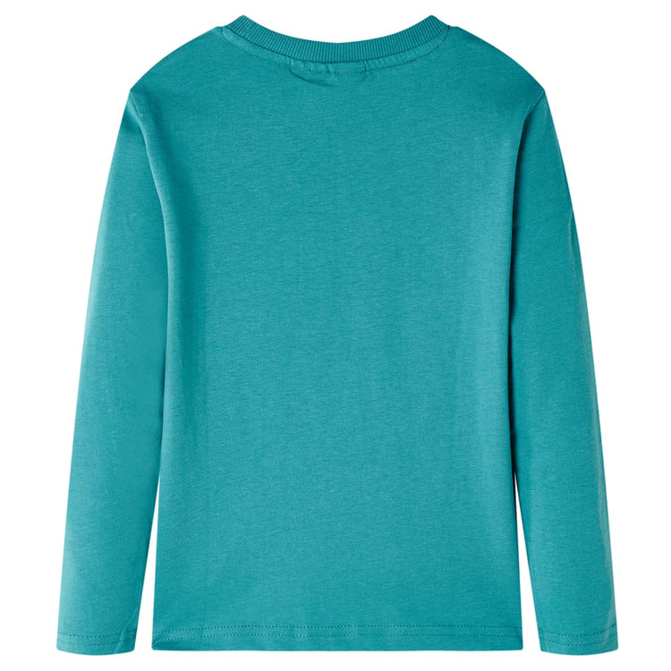 Vidaxl Child's Shirt à manches longues 128 bleu de mer foncée
