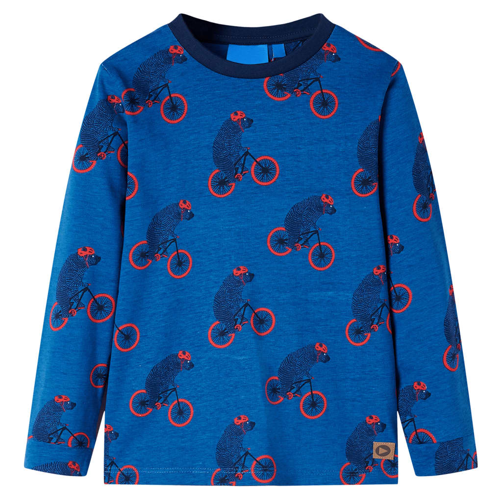 Pajama pour enfants Vidaxl avec manches longues 92 Petroleum-Colored