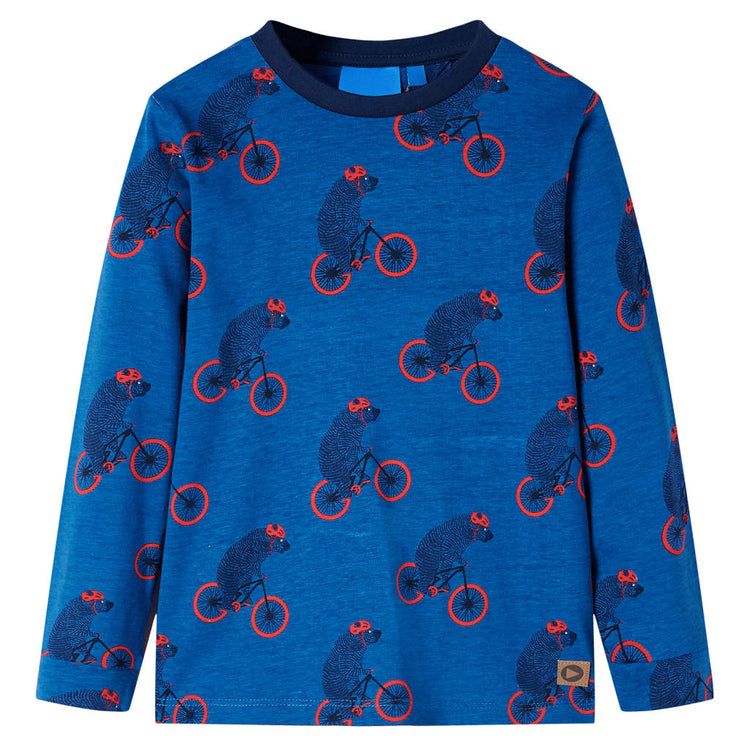 Pajama pour enfants Vidaxl avec manches longues 92 Petroleum-Colored