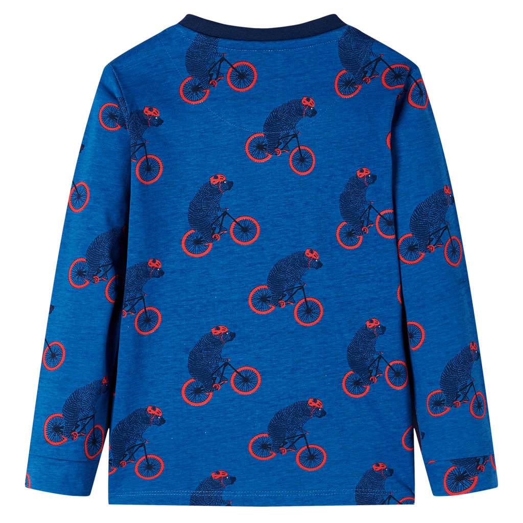 Pajama pour enfants Vidaxl avec manches longues 92 Petroleum-Colored