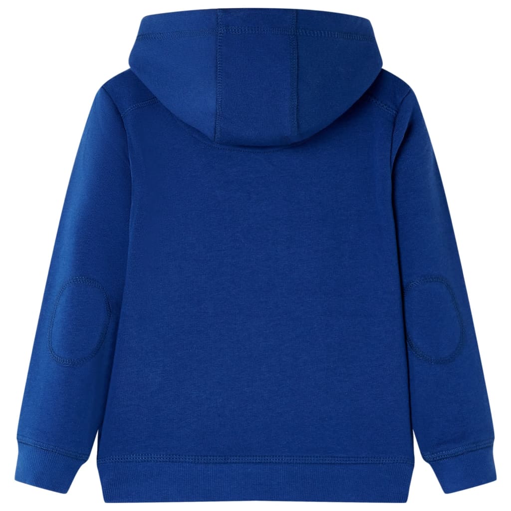 Pull pour enfants vidaxl avec capuche 92 bleu foncé