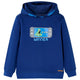 Pull pour enfants vidaxl avec capuche 104 bleu foncé