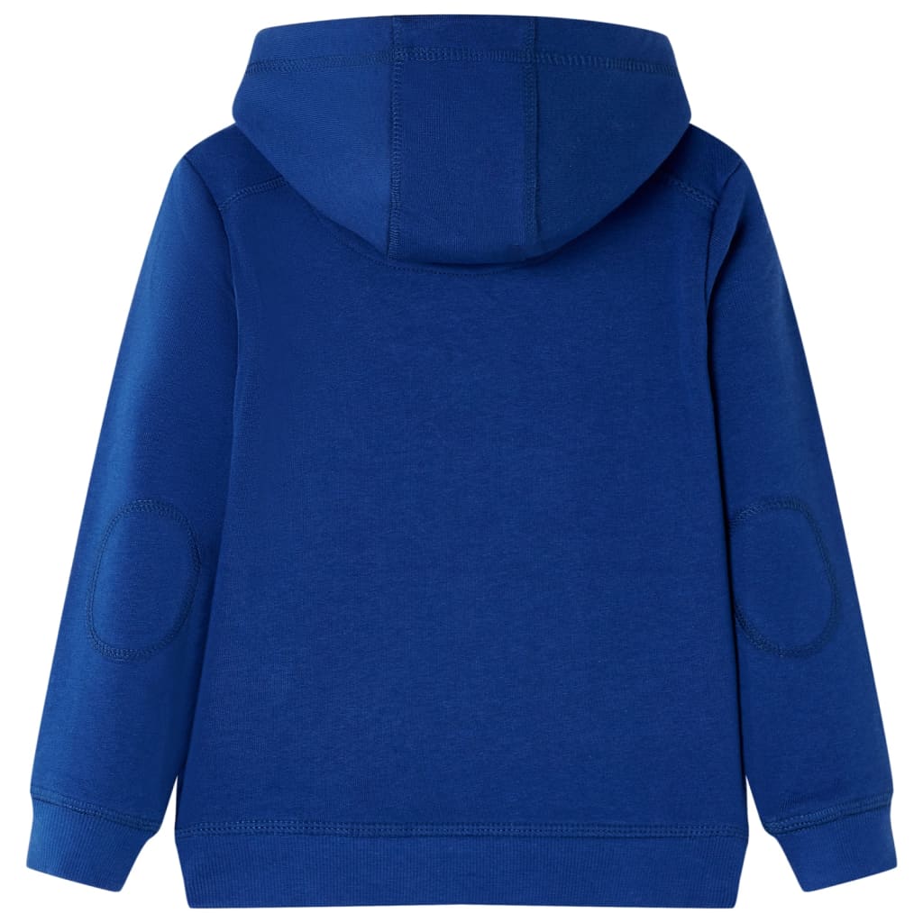 Pull pour enfants vidaxl avec capuche 140 bleu foncé
