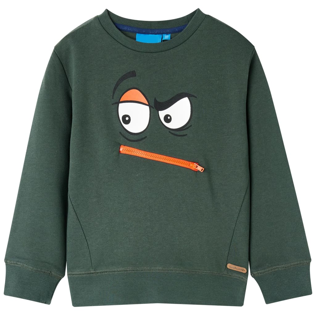 Pull pour enfants Vidaxl 104 vert foncé