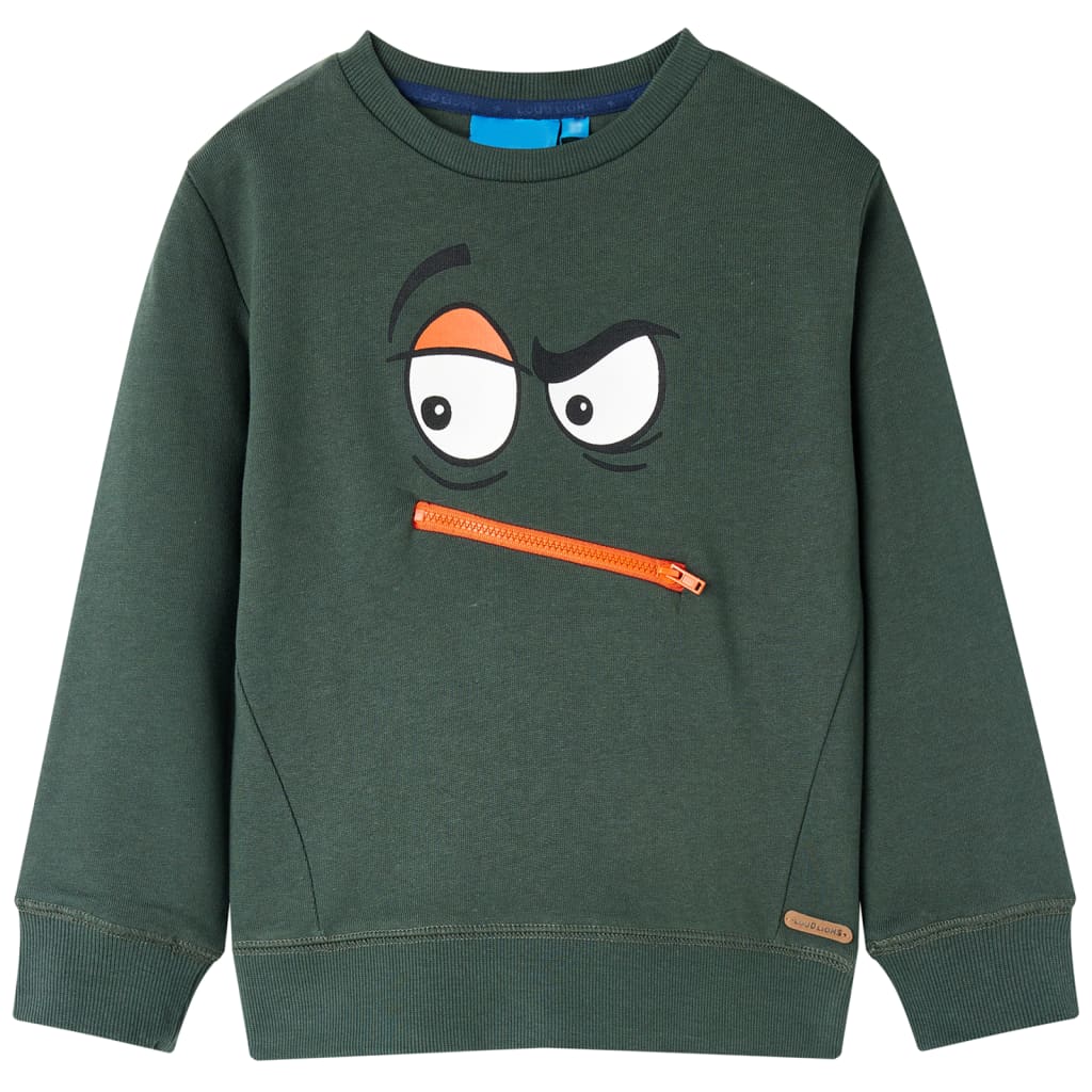 Pull pour enfants Vidaxl 140 vert foncé