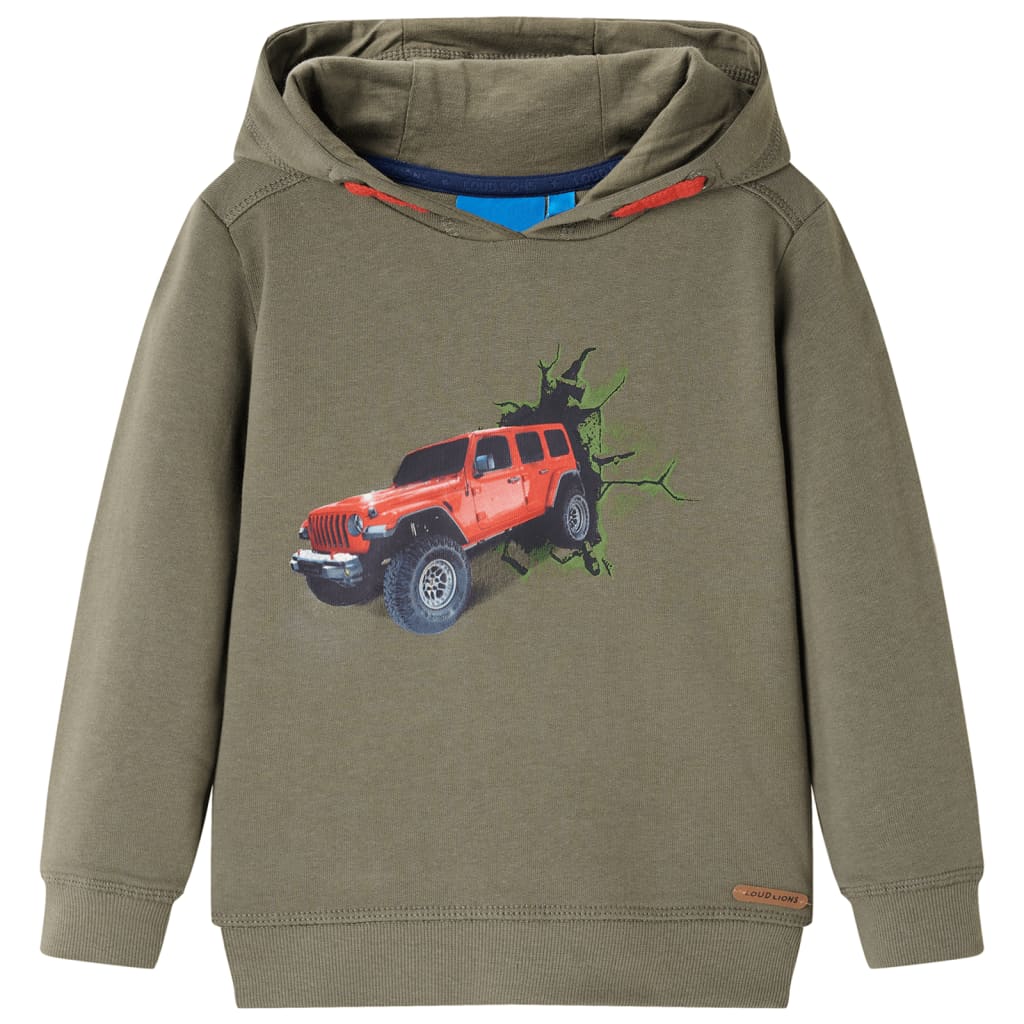 Pull pour enfants vidaxl avec capuche 140 bite