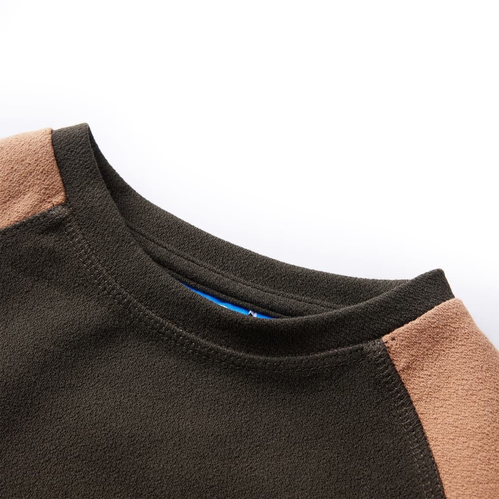 Pull pour enfants Vidaxl 92 Donkerkakiklur et Camel