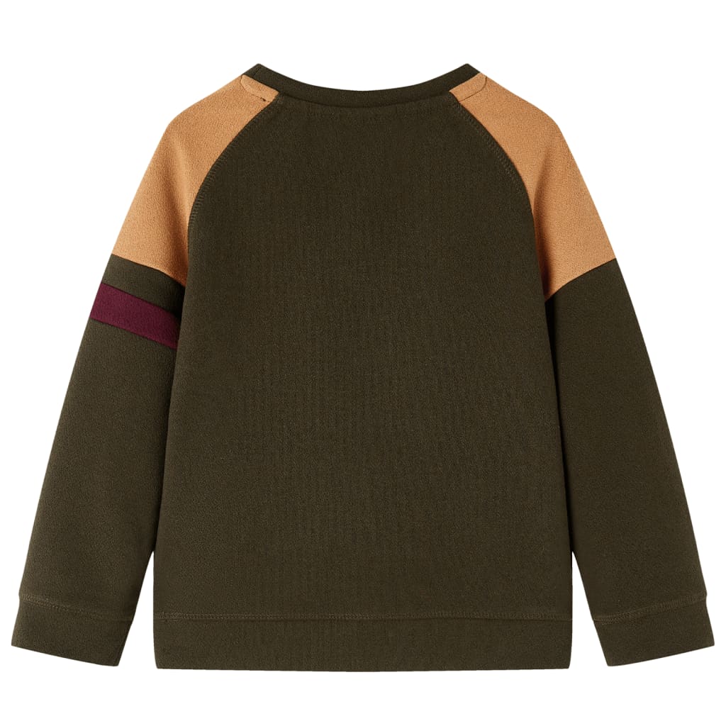 Pull pour enfants Vidaxl 104 Donkerkakikleur et chameau