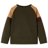 Pull pour enfants Vidaxl 140 Donkerkakikleur et chameau