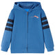 Vidaxl Gilet pour enfants avec à capuche 128 bleu