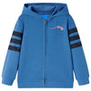 Vidaxl gilet pour enfants avec capuche 140 bleu