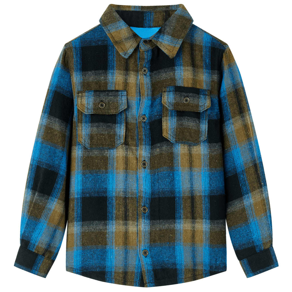 Vidaxl Children's Shirt avec le col tourné 128