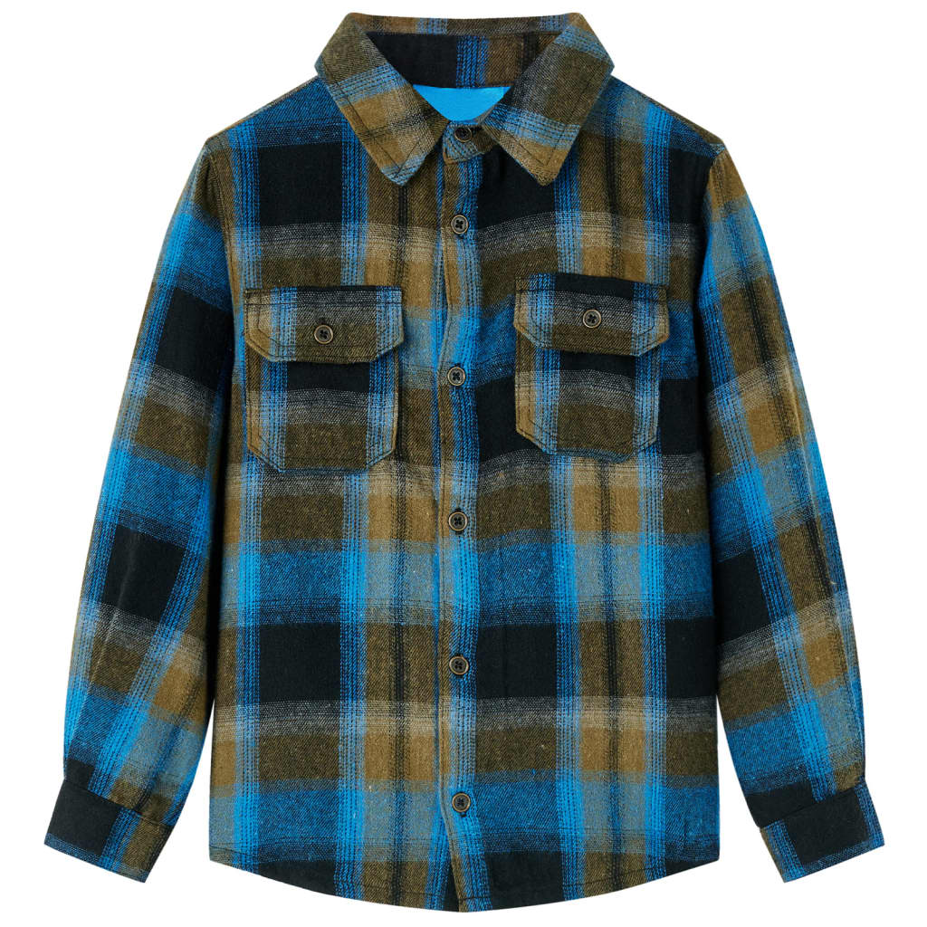 Vidaxl Children's Shirt avec le col tourné 140