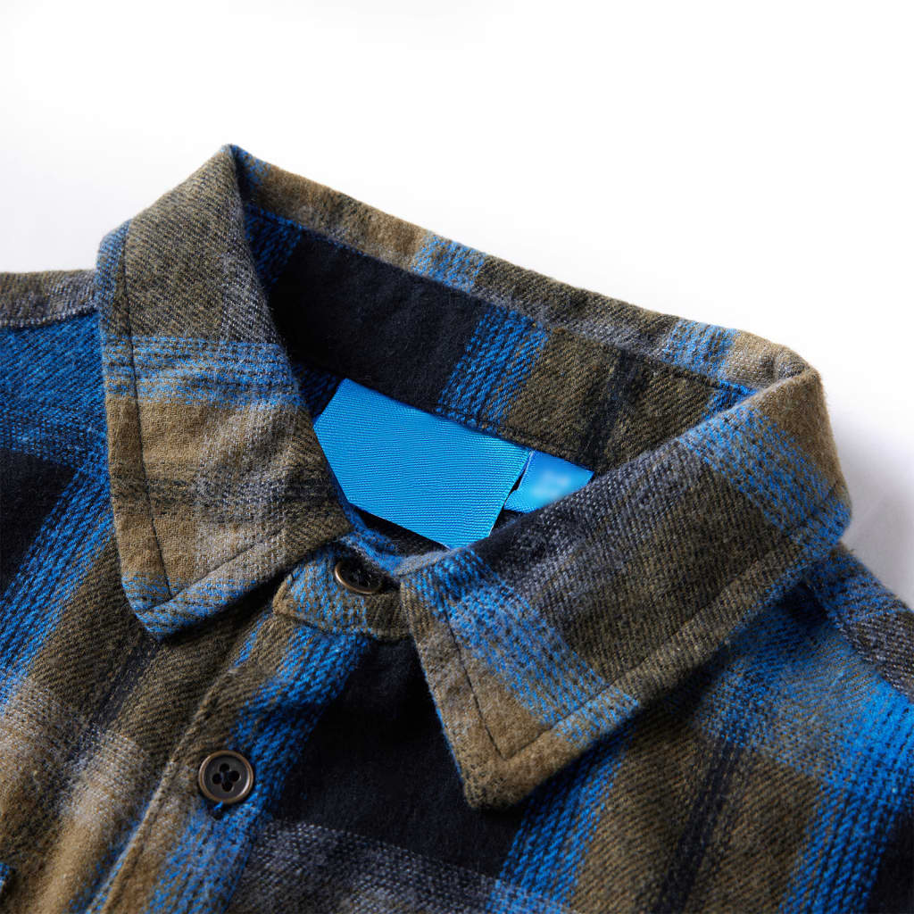 Vidaxl Children's Shirt avec le col tourné 140