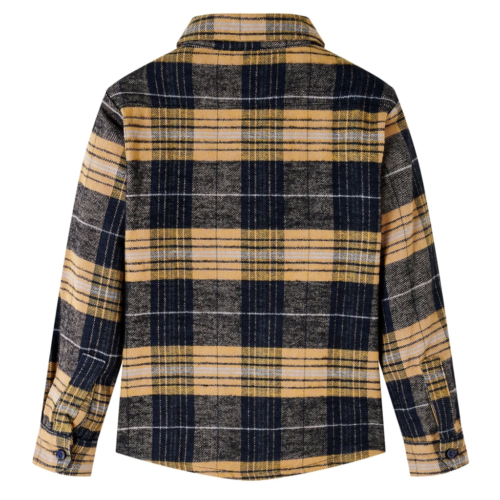 Vidaxl Children's Shirt Chemitered 104 Jaune et noir
