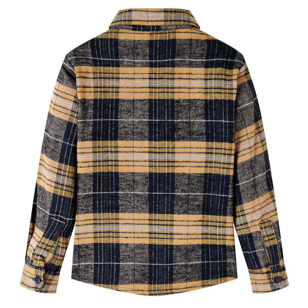 Vidaxl Children's Shirt Chemitred 116 Jaune et noir