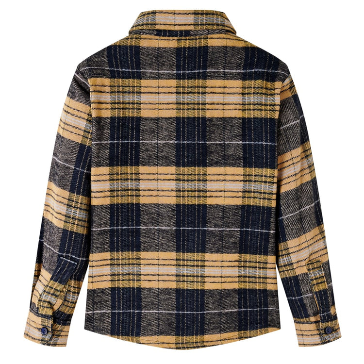 Vidaxl Children's Shirt Chemise 128 Jaune et noir