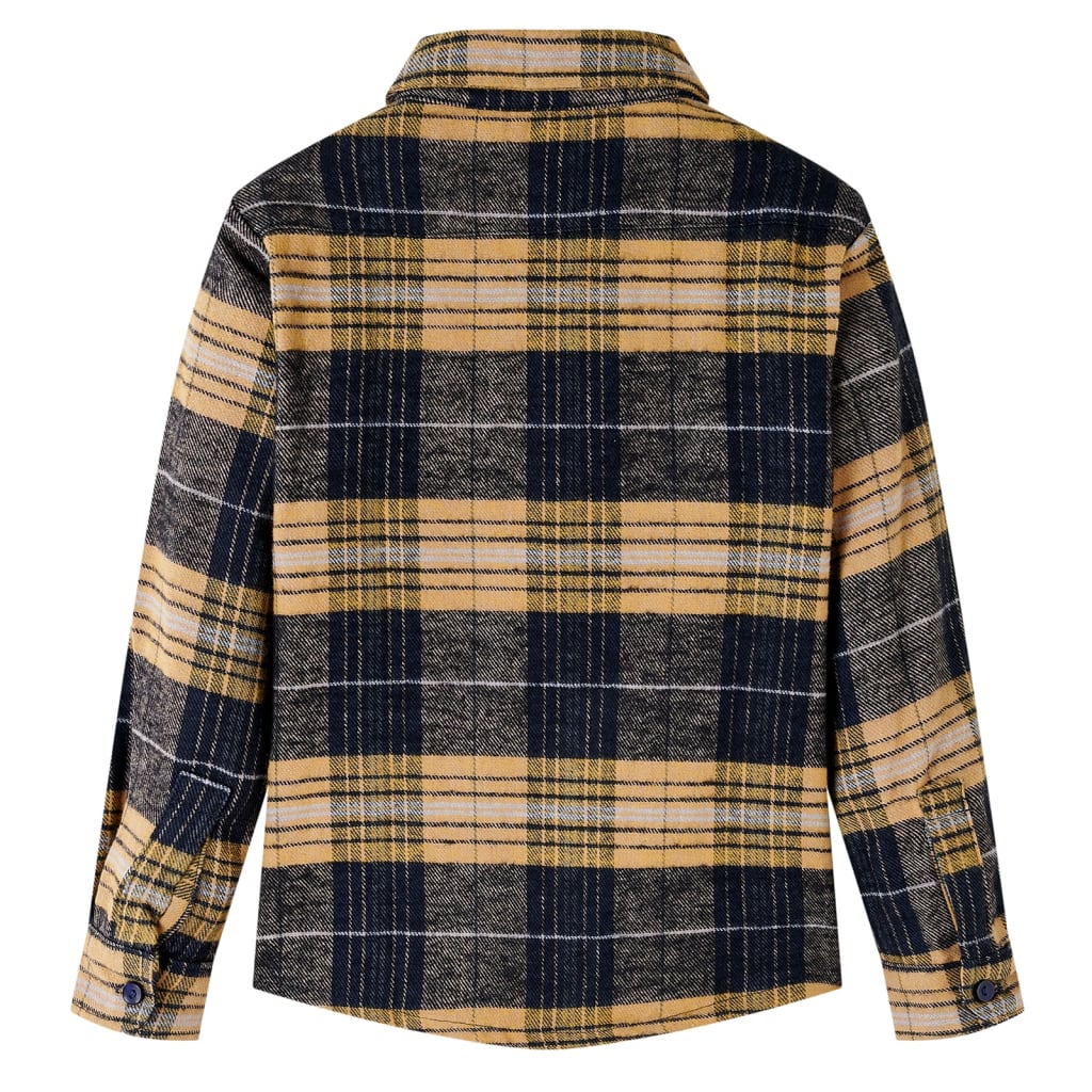 Vidaxl Children's Shirt Chemise 140 jaune et noir