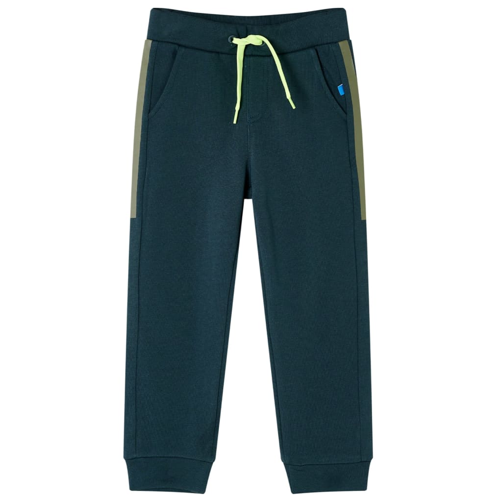 Vidaxl Pantalon de jogging pour enfants avec cordon 104 Mossgroen